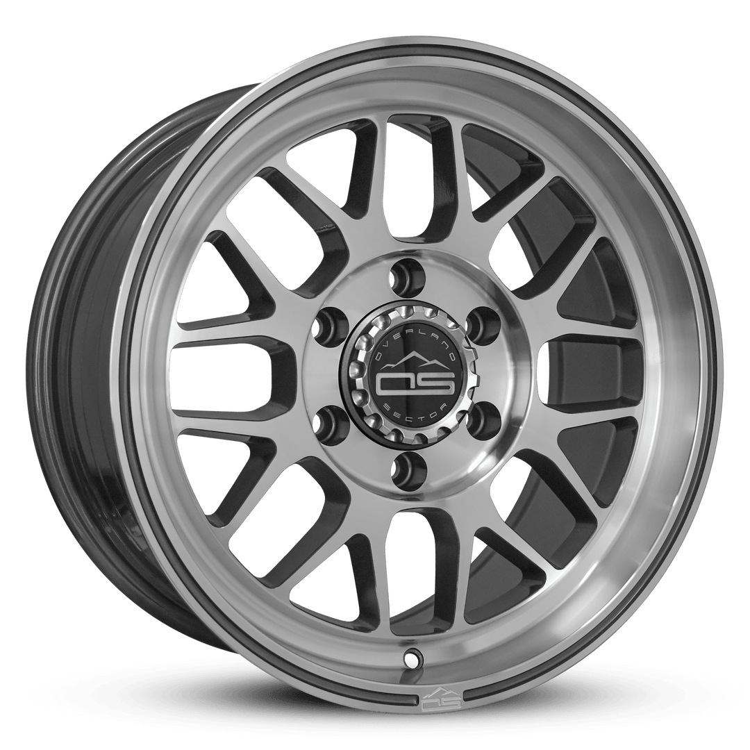 Hyperdrive Gloss Gunmetal Machined (FLOW-FORMED) by Overland Sector | KOVA Offroad