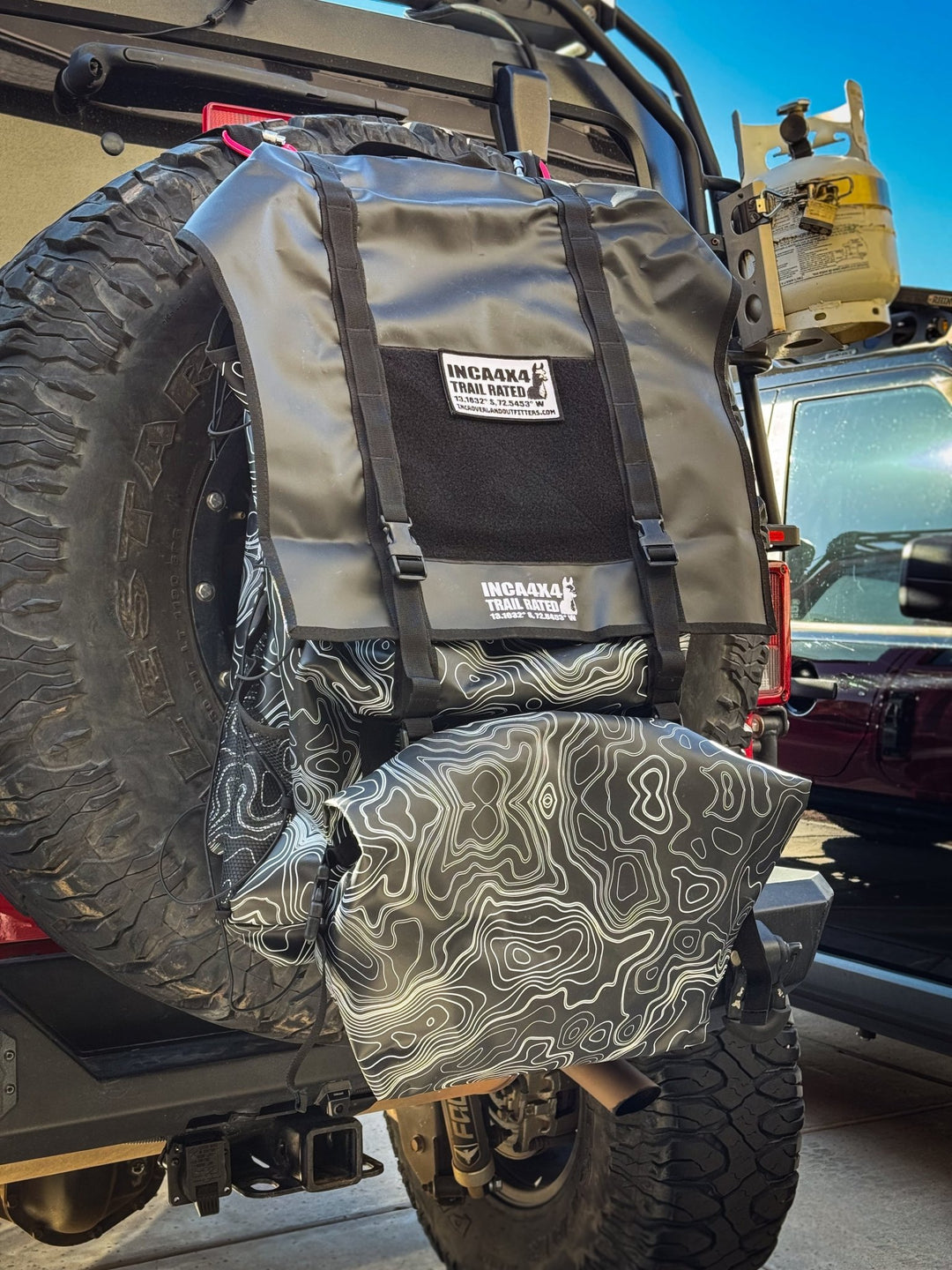 🔥Overland spare tire tailgate bag 4.0 by Inca Overland Outfitters | KOVA Offroad