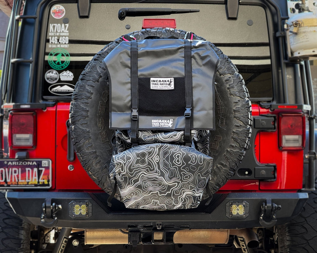 🔥Overland spare tire tailgate bag 4.0 by Inca Overland Outfitters | KOVA Offroad