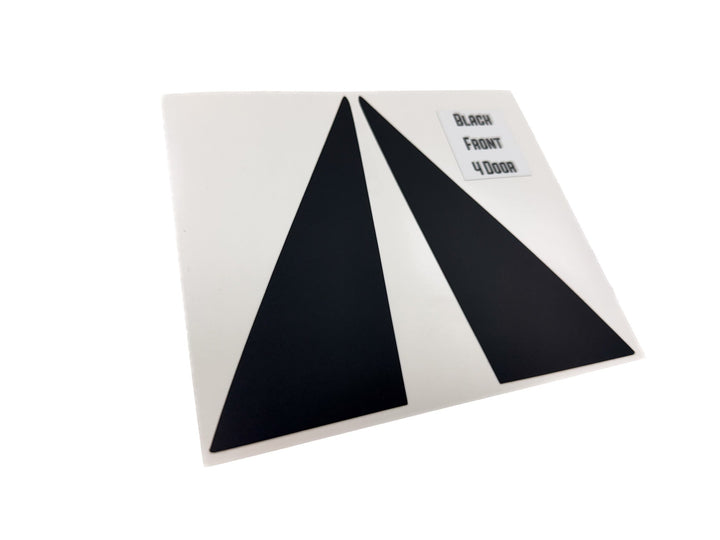 Topo Front Window Triangle Overlay (Printed Series) - 2021+ Bronco 4 Door