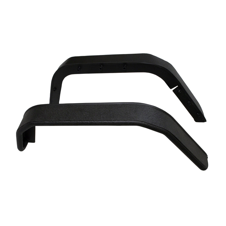 TrailFX J052RF Steel Fender Flare Set for Jeep Wrangler - 5.5 Inch Tire Coverage, Black Powder Coated