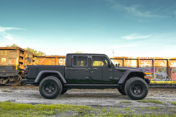 Overland Sector Atlas 17x9 -12 6x135/6x139.7mm 106.2mm Satin Black by Overland Sector | KOVA Offroad