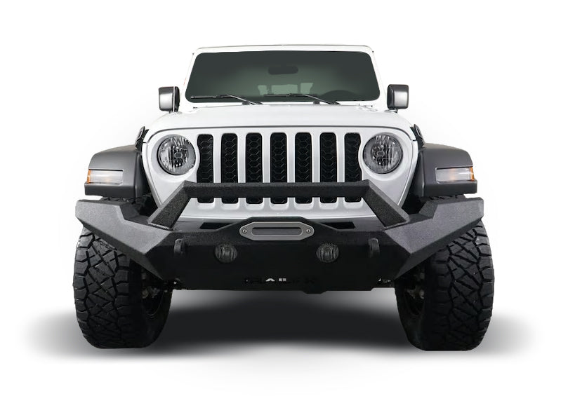 TrailFX JL07T One-Piece Bumper with Grille Guard for Jeep Wrangler and Gladiator