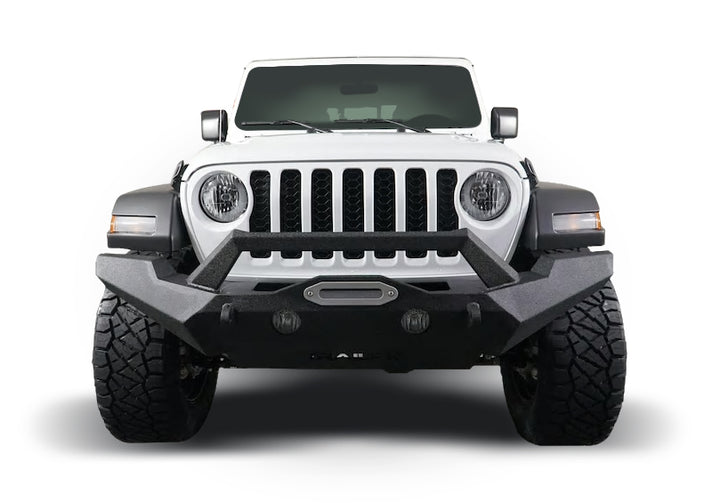 TrailFX JL07T One-Piece Bumper with Grille Guard for Jeep Wrangler and Gladiator