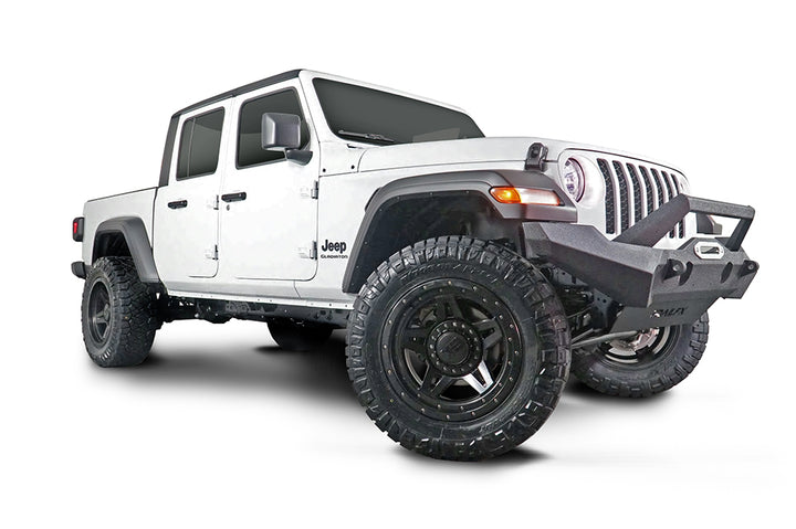 TrailFX JL07T One-Piece Bumper with Grille Guard for Jeep Wrangler and Gladiator