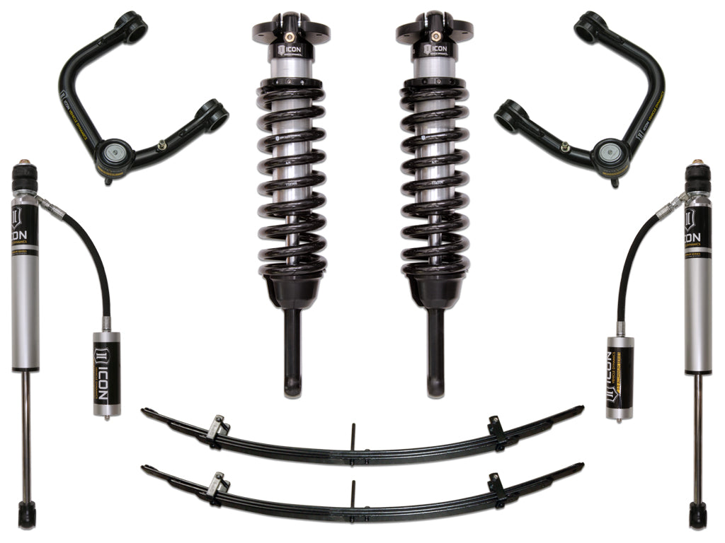 ICON Vehicle Dynamics Stage 3 Suspension System for Toyota Tacoma 2005-2023, Tubular, 0-3.5" Lift (2012-2021 Models)