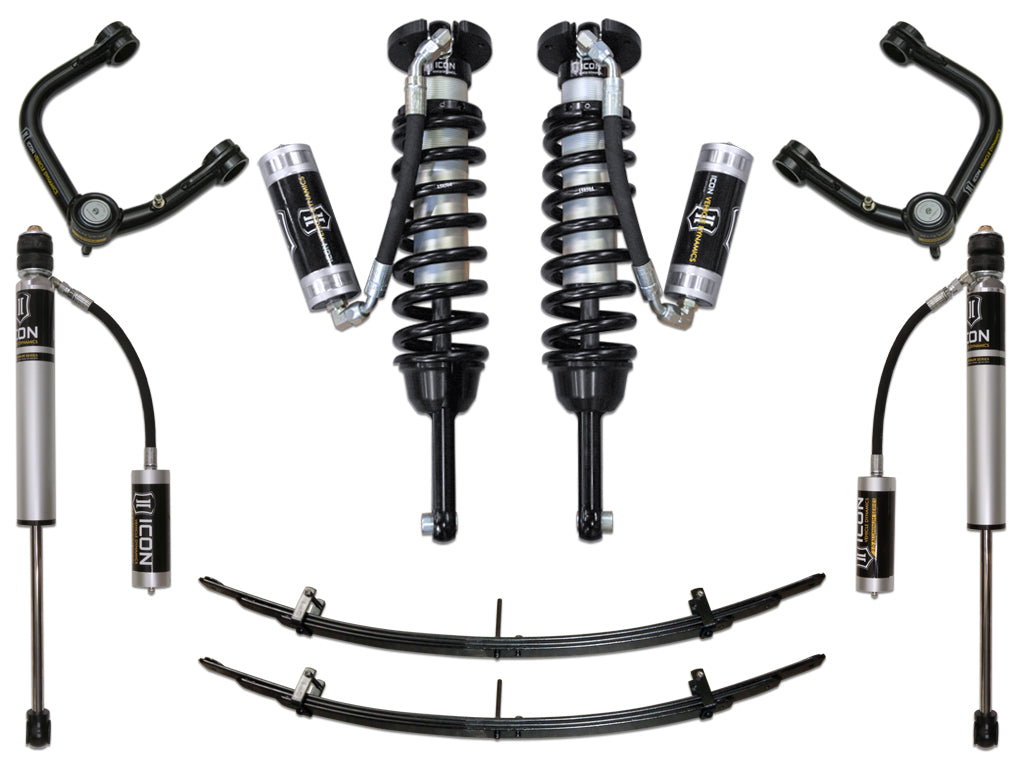 ICON Vehicle Dynamics Stage 4 Suspension System for Toyota Tacoma 2005-2023 with Tubular Components and Adjustable Lift