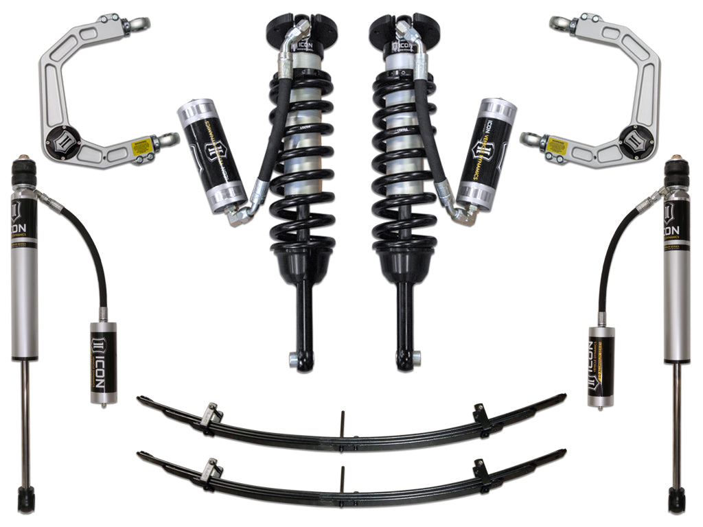ICON Vehicle Dynamics Stage 4 Suspension System for Toyota Tacoma 2005-2015 & 2016-2023 — 0 to 3.5 Inch Lift, Billet Aluminum Components