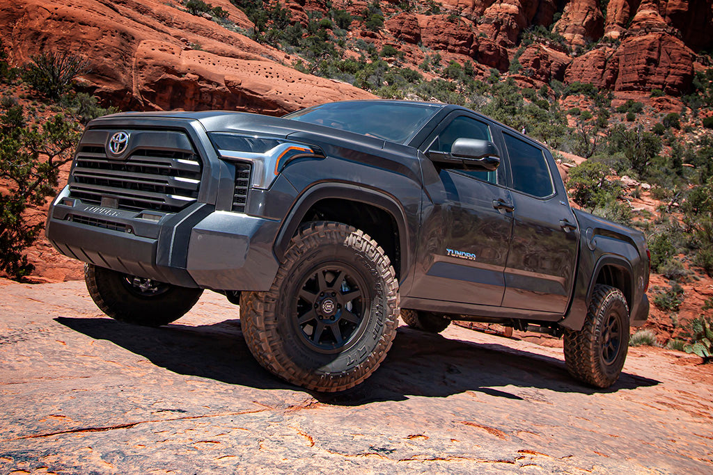 ICON Vehicle Dynamics Stage 2 Suspension System for 2022-2026 Toyota Tundra with 0-3 Inch Lift, Billet Components