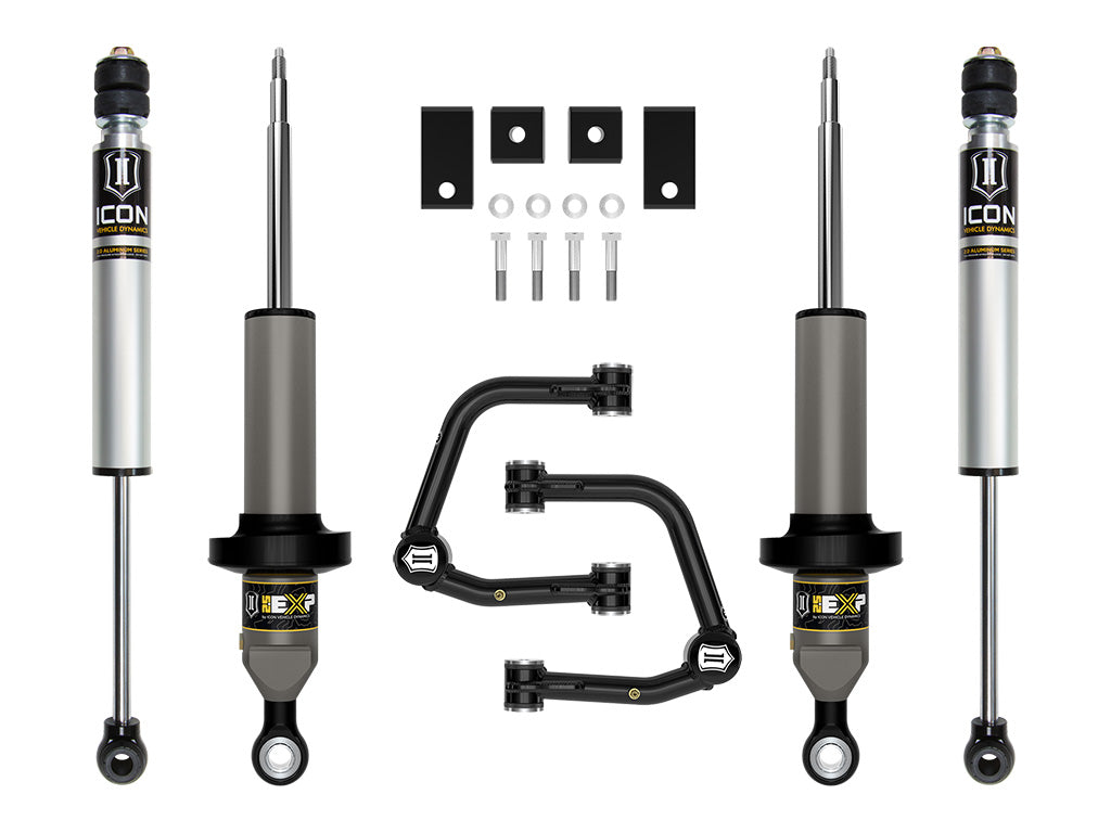 ICON Vehicle Dynamics 2022-2026 Toyota Tundra Stage 2 2.5-inch Suspension Lift System with Tubular Upper Control Arms