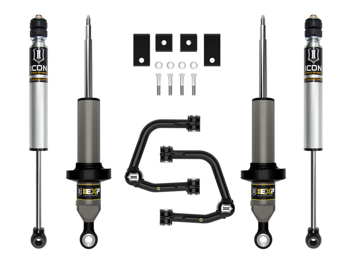 ICON Vehicle Dynamics 2022-2026 Toyota Tundra Stage 2 2.5-inch Suspension Lift System with Tubular Upper Control Arms