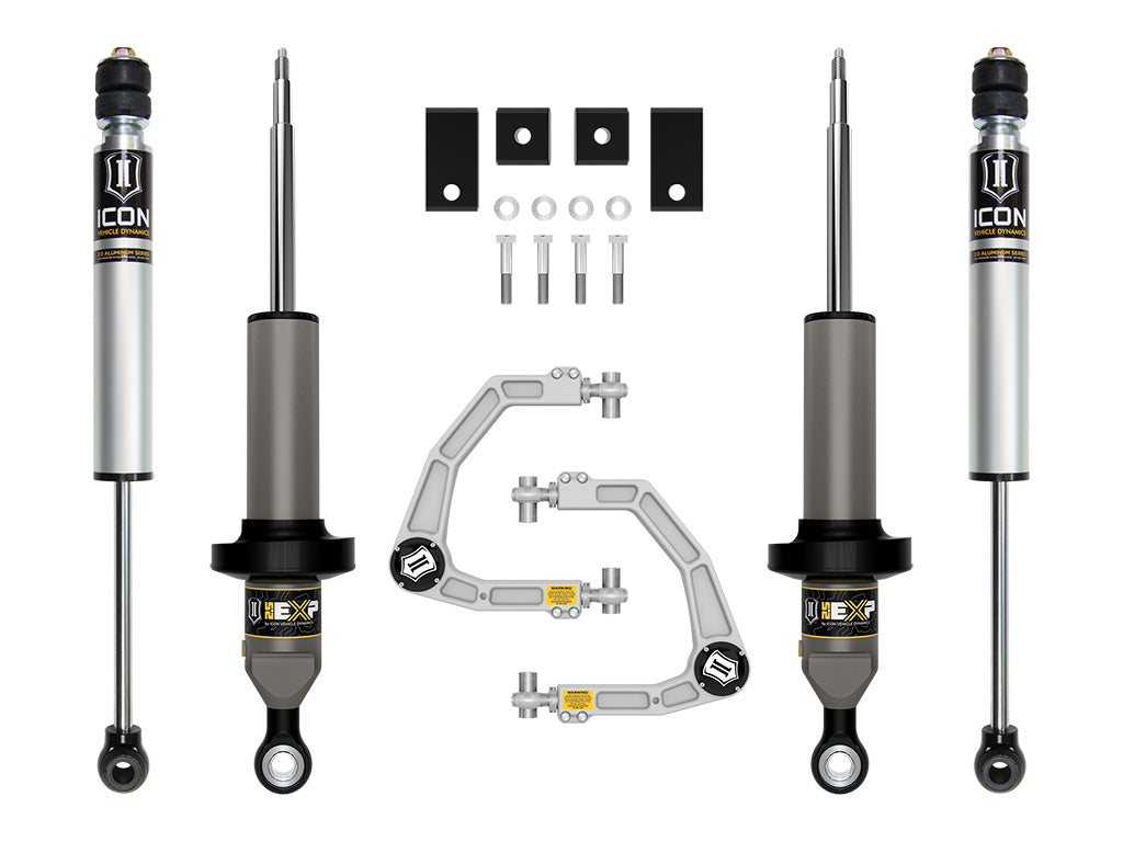 ICON Vehicle Dynamics Stage 2 Suspension System for 2022-2026 Toyota Tundra with 0-3 Inch Lift, Billet Components