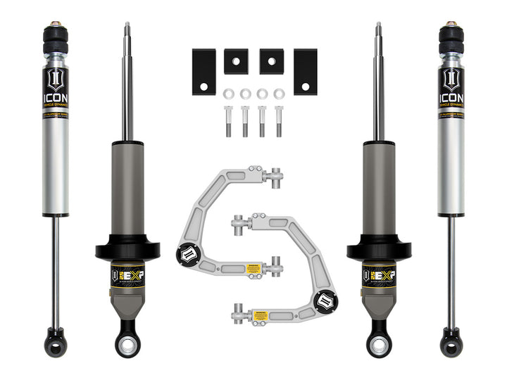 ICON Vehicle Dynamics Stage 2 Suspension System for 2022-2026 Toyota Tundra with 0-3 Inch Lift, Billet Components