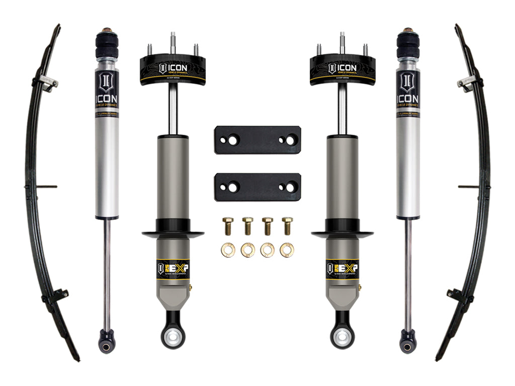 ICON Vehicle Dynamics Stage 2 EXP Suspension System for 2005-2023 Toyota Tacoma - 0 to 2 Inch Lift