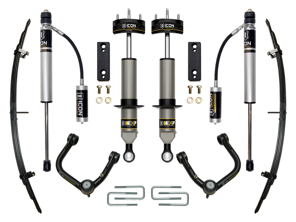 ICON Vehicle Dynamics Stage 3 EXP Suspension System for 2005-2023 Toyota Tacoma with 0-2 inch Lift and Tubular UCA