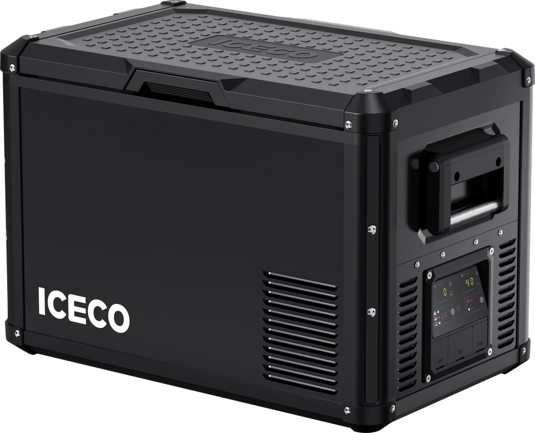 ICECO VL45ProD Dual Zone 12V Portable Fridge Freezer - Black by Inca Overland Outfitters | KOVA Offroad