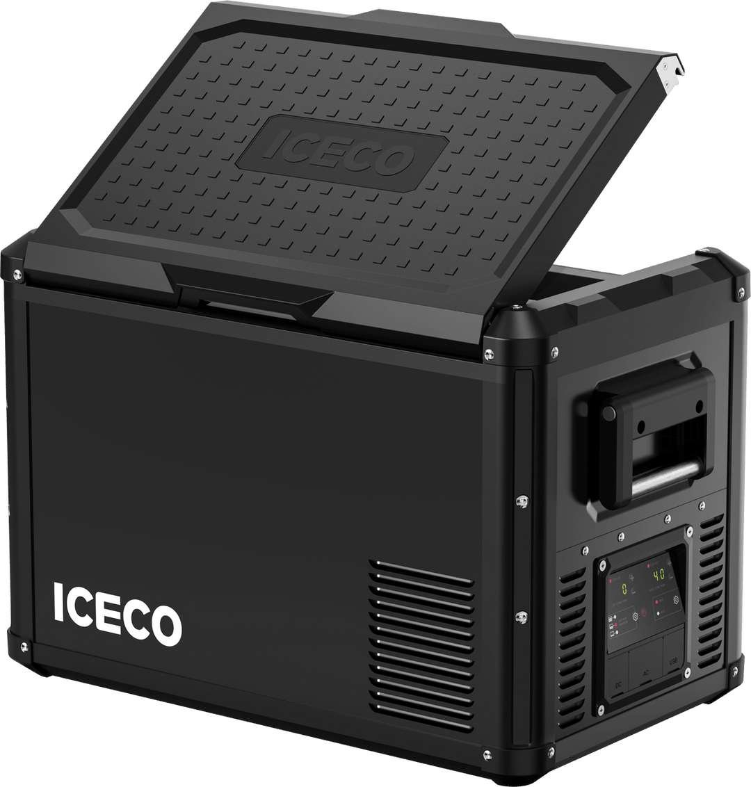 ICECO VL45ProD Dual Zone 12V Portable Fridge Freezer - Black by Inca Overland Outfitters | KOVA Offroad
