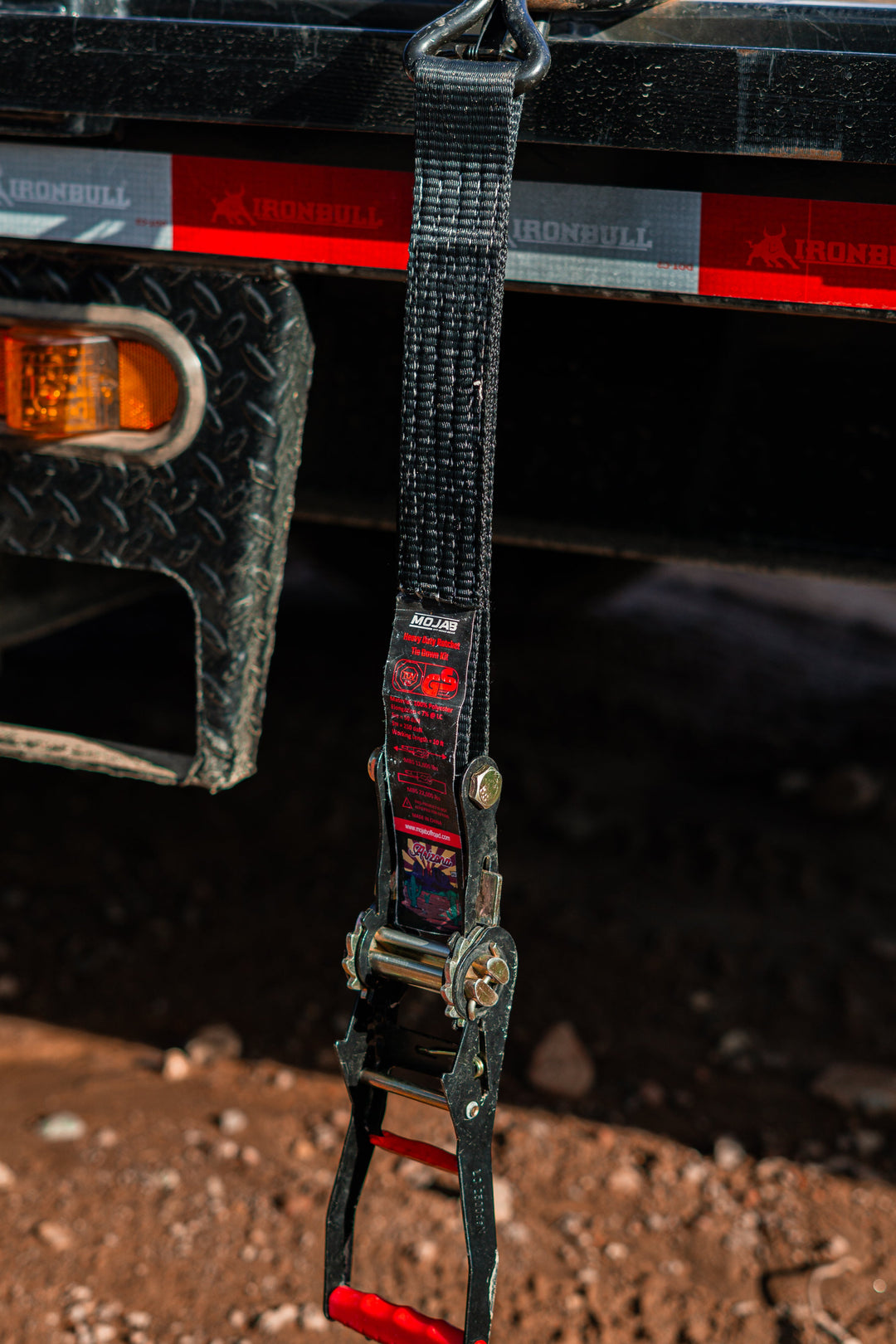 2" x 10' Ratchet Tie-Down (Closed hook) and 2'' x 39'' Axle Tie-Down Set (Pack of 4) (Lifetime Warranty)