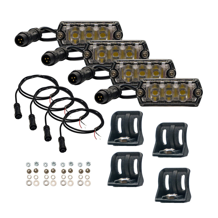 ARB Nacho NAN114 Nano 4 Pack Scene Light Set - Compact Off-Road and Area Lighting Solution