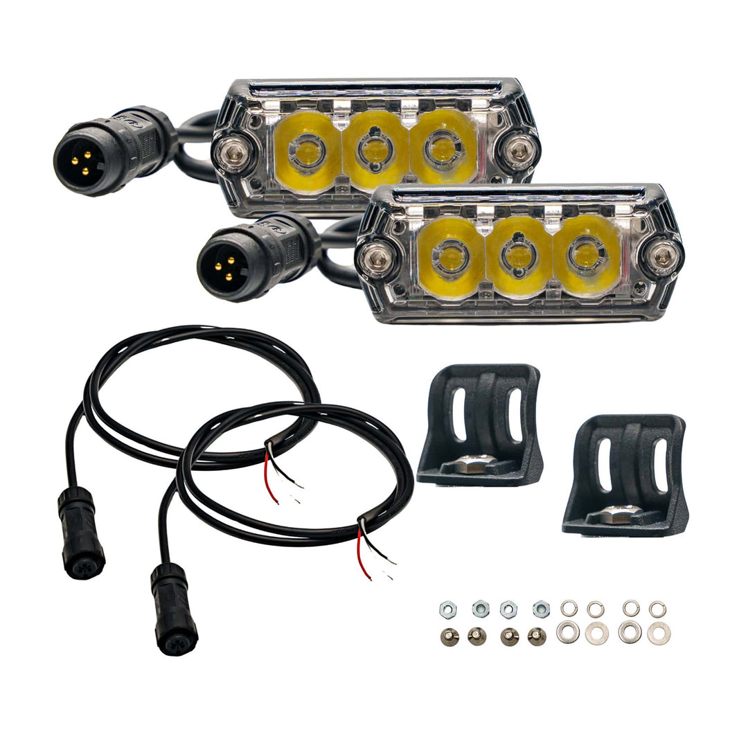 ARB Nacho NAN122 Nano 2-Pack Drive Light Set with Spot Optic and Amber Backlight
