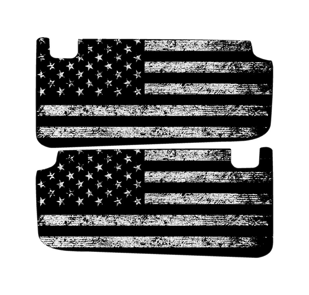 Freedom Series Sun Visor Overlays (Printed Series) - 2024+ Ranger Raptor (with Homelink)