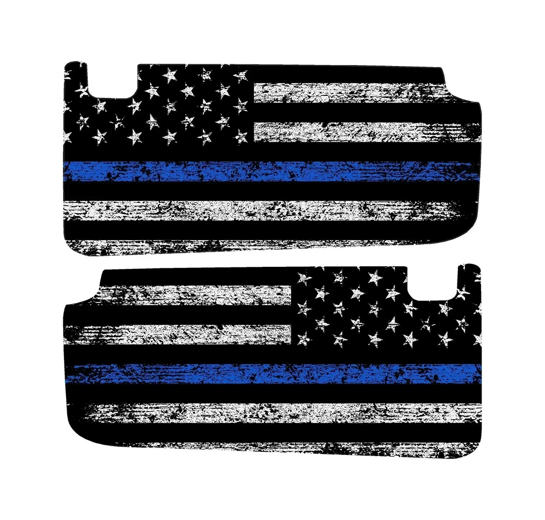 Freedom Series Sun Visor Overlays - 2018+ Wrangler JL / Gladiator JT