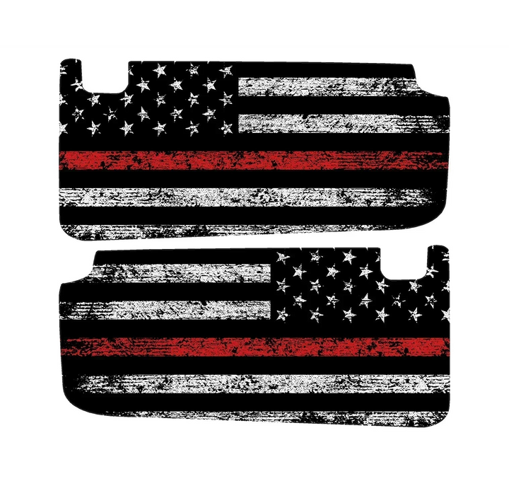 Freedom Series Sun Visor Overlays (Printed Series) - 2021+ Bronco
