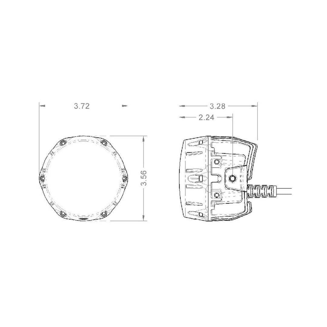 ARB Nacho TM411 Quatro Combo Pair Off-Road LED Light Kit
