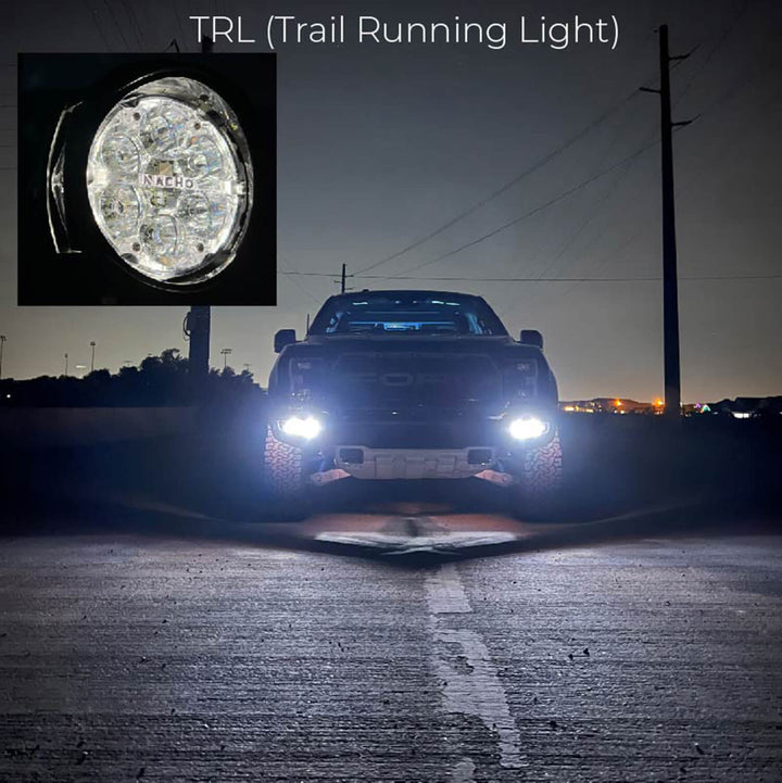 ARB Nacho TM431 Quatro Spot Pair - Compact High-Performance Trail Running Lights