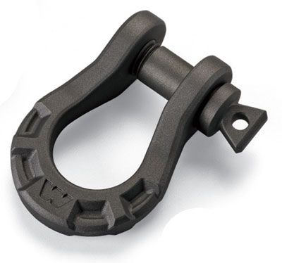 Warn Epic Premium Steel Shackle 1/2 Inch for Off-Road Recovery - Gunmetal Gray