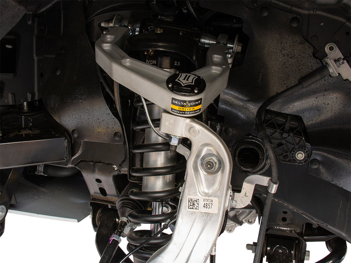 ICON Vehicle Dynamics 2019-2021 Ford Ranger Billet Upper Control Arm and Delta Joint Kit with Aluminum Knuckle