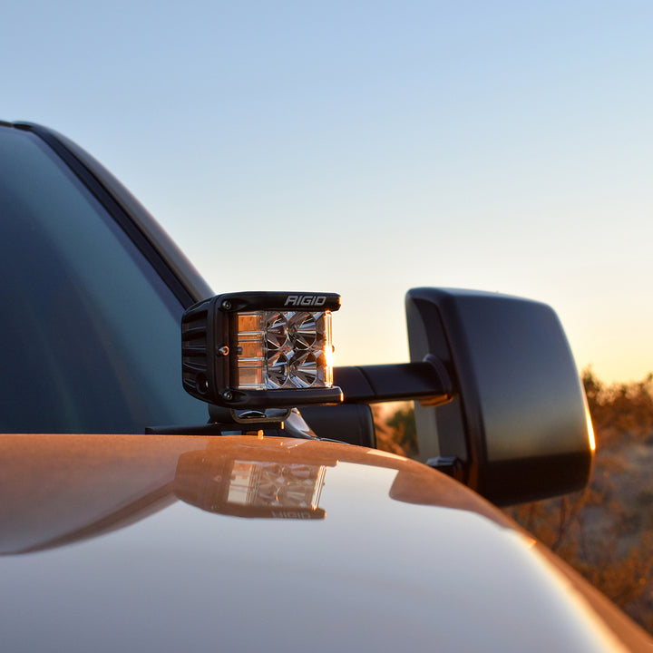 RIGID Industries Toyota Tundra A-Pillar Light Kit with D-SS Flood Lights (2014-2020)