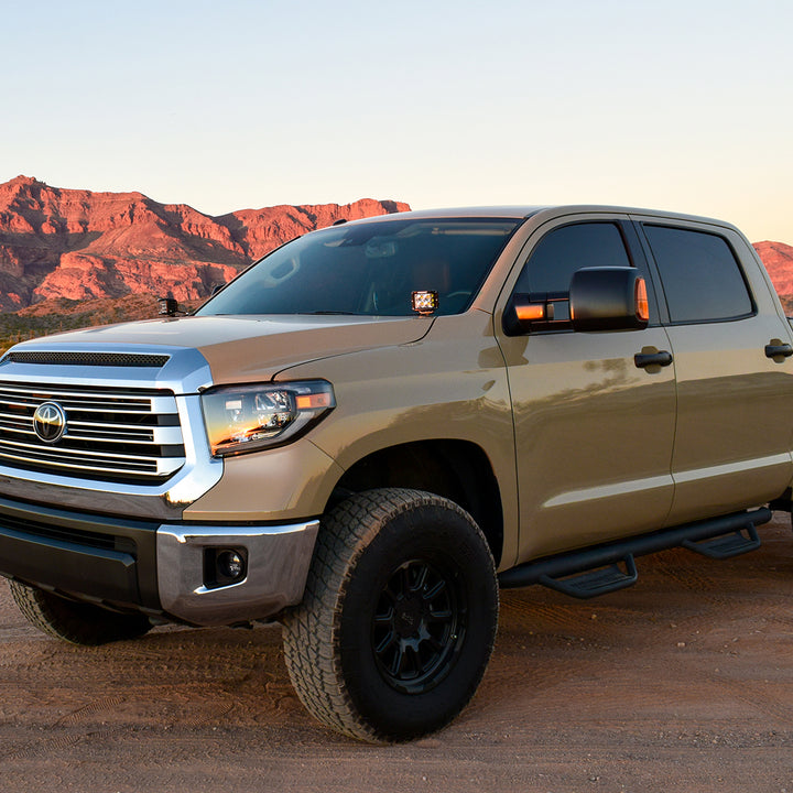 RIGID Industries Toyota Tundra A-Pillar Light Kit with D-SS Flood Lights (2014-2020)
