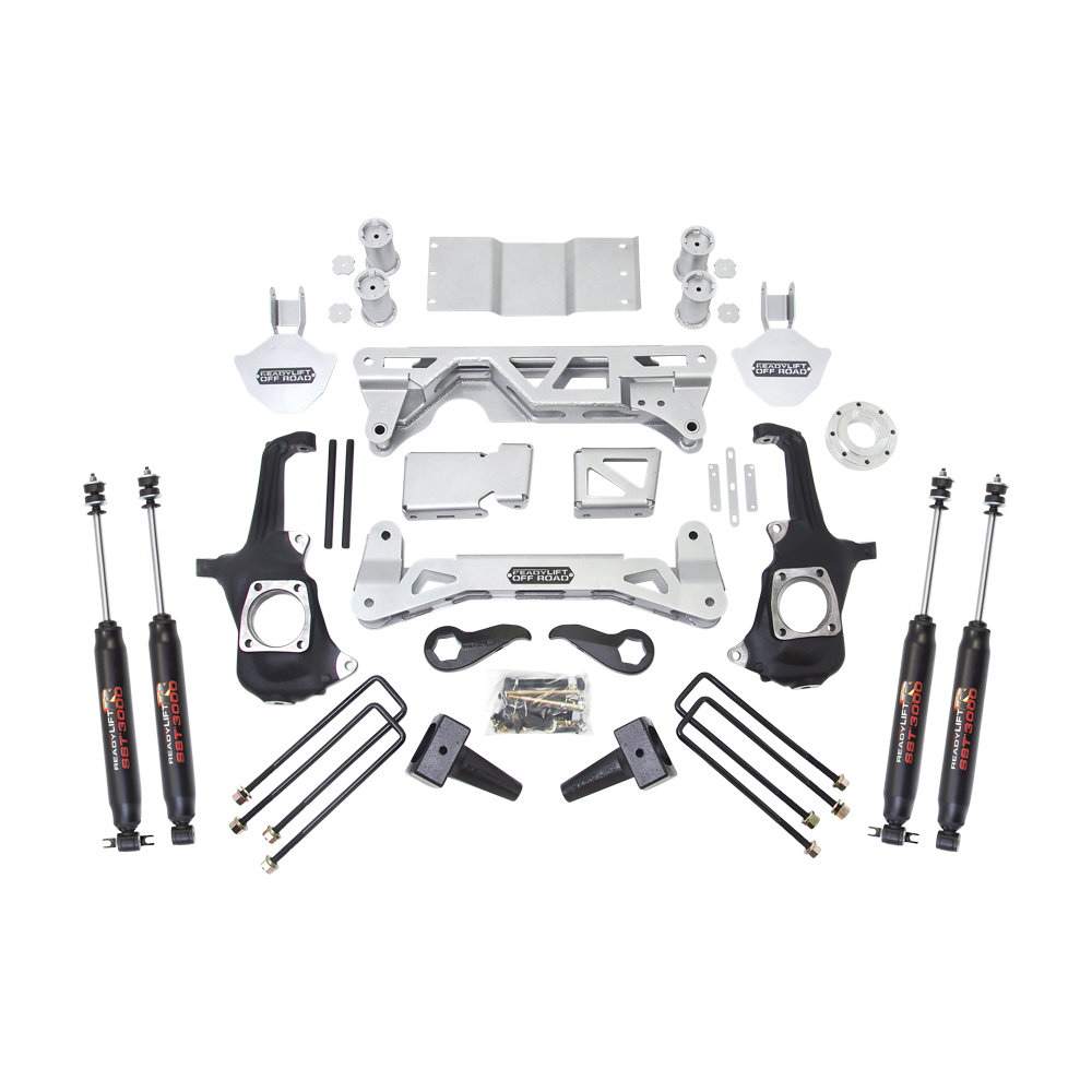 ReadyLift 44-3050 Adjustable 5-6 inch Suspension Lift Kit for Chevy Silverado & GMC Sierra 2500HD/3500HD