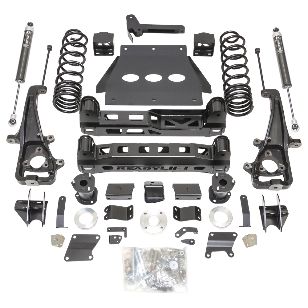 ReadyLift 44-19601 6-Inch Suspension Lift Kit for 2019-2023 Ram 1500 with Falcon 1.1 Monotube Shocks