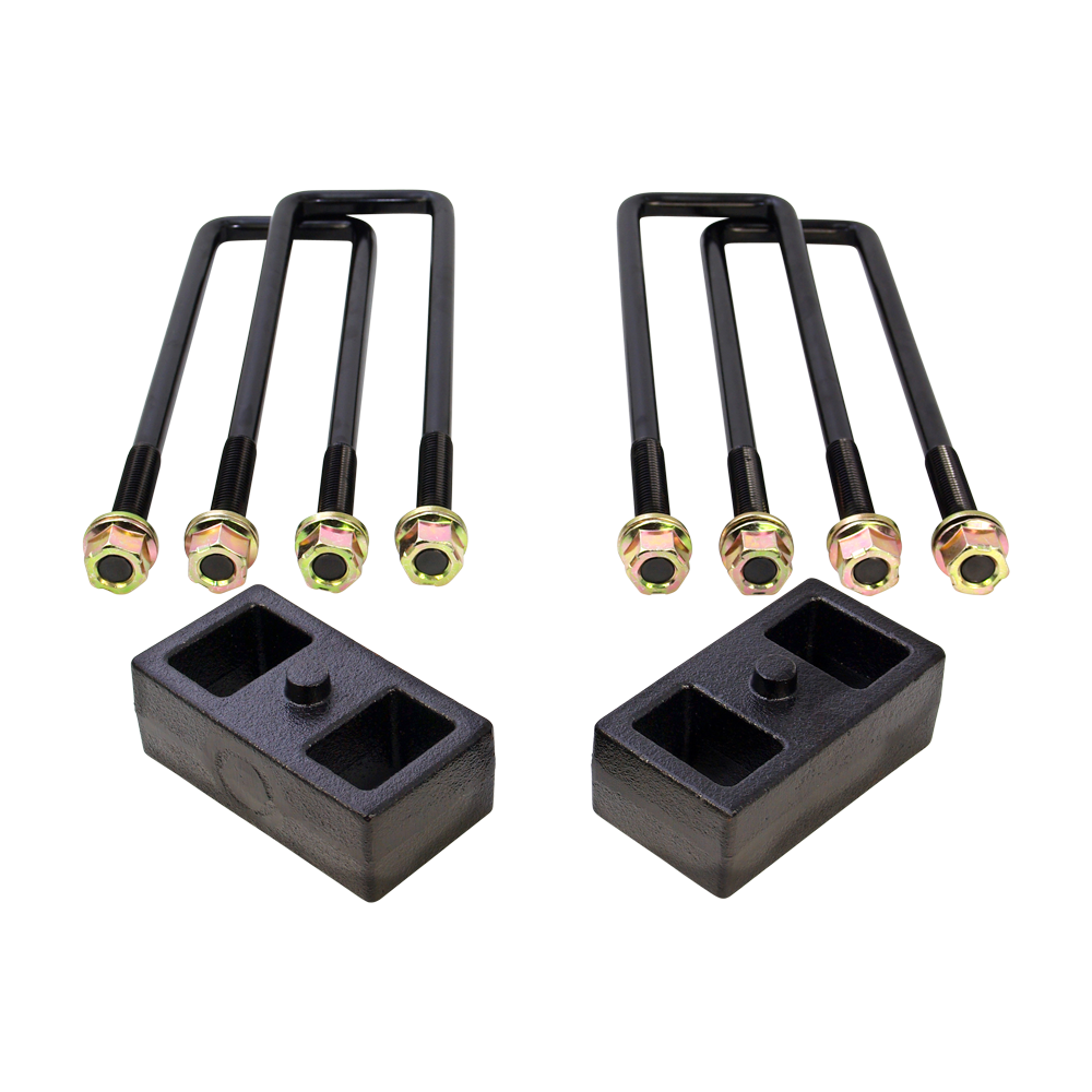 ReadyLift GM OEM Style 2-Inch Rear Lift Block Kit for Chevy Silverado 3500 HD and GMC Sierra 3500 HD (Part #66-3122)