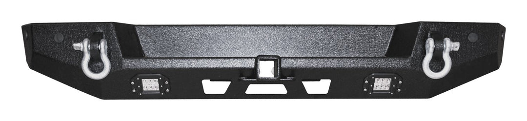 RT Off-Road Steel Black Heavy Duty Rear Bumper for 2018+ Jeep JL Wrangler with Hitch