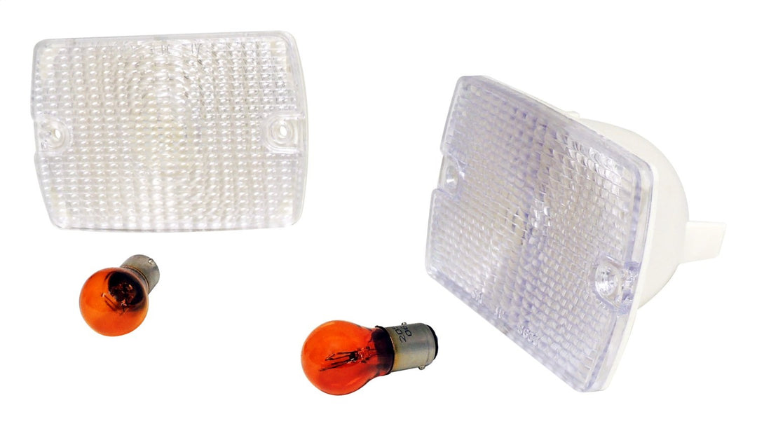 RT Off-Road Plastic Amber Parking Light Set for 1987-1993 Jeep YJ Wrangler, Part RT28012