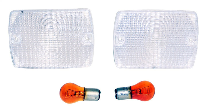 RT Off-Road Plastic Amber Parking Light Set for 1987-1993 Jeep YJ Wrangler, Part RT28012