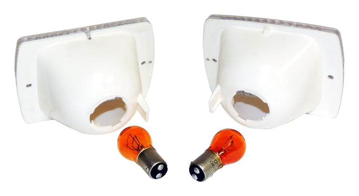 RT Off-Road Plastic Amber Parking Light Set for 1987-1993 Jeep YJ Wrangler, Part RT28012