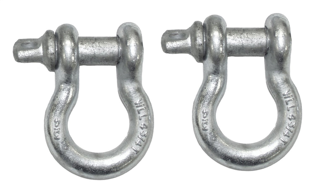 RT Offroad Alloy Silver D-Ring Set for Recovery and Towing