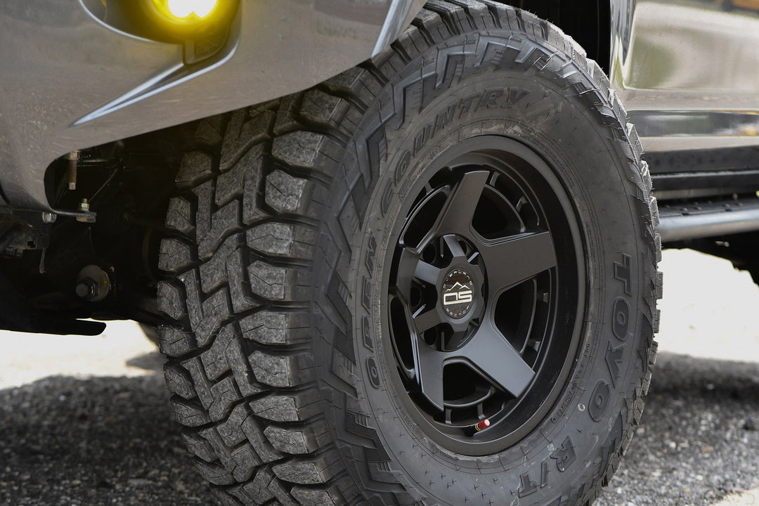 Overland Sector Atlas 17x9 -12 6x135/6x139.7mm 106.2mm Satin Black by Overland Sector | KOVA Offroad