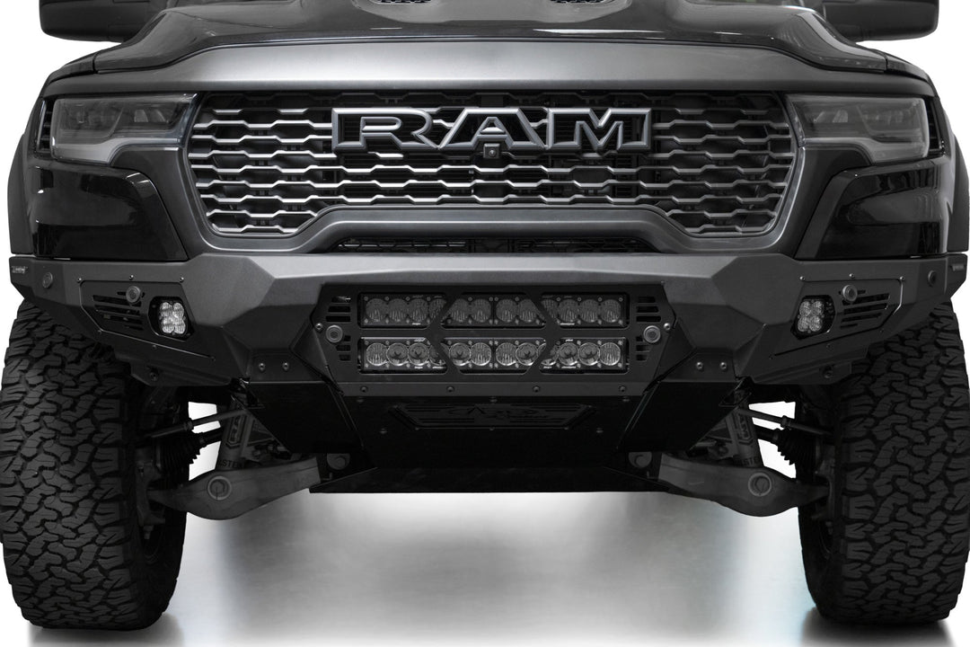 2025 Ram RHO Bomber Front Bumper (20 Inch Lights)