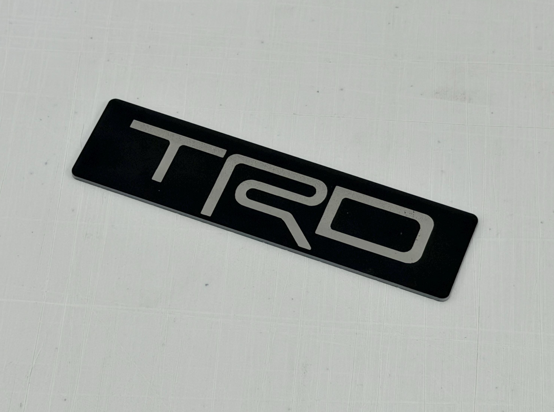 "TRD Sport" Husky Floor Mat Logo (Etched Acrylic) - Universal