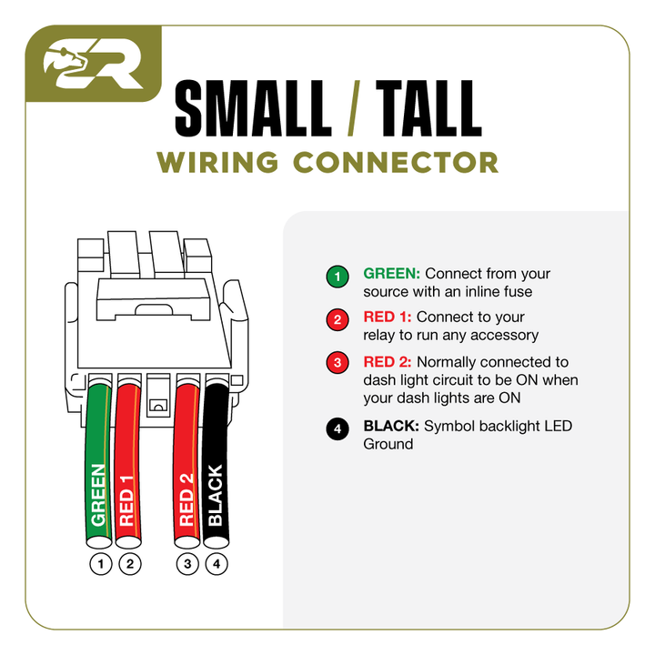 Small Style Toyota OEM Style "ROCK LIGHTS" Switch