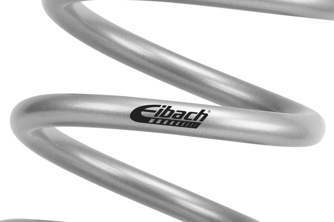 Eibach 16 x 2.5 inch Coilover Spring – 200 lb Rate, Silver Powder Coated Steel