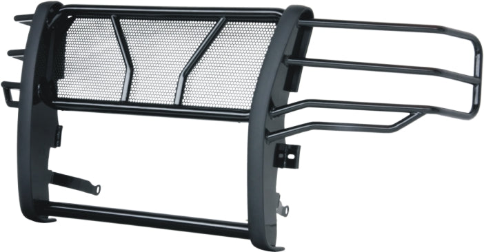 TrailFX Heavy-Duty Black Powder Coated Steel Grille Guard with Brush Guard for Chevy Silverado 2500/3500 HD