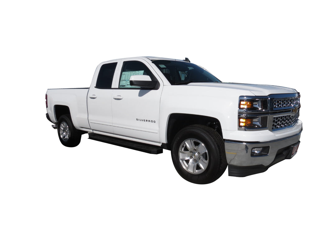 TrailFX RBW02B Powder Coated Black Steel Running Board for Silverado & Sierra 2012-2013