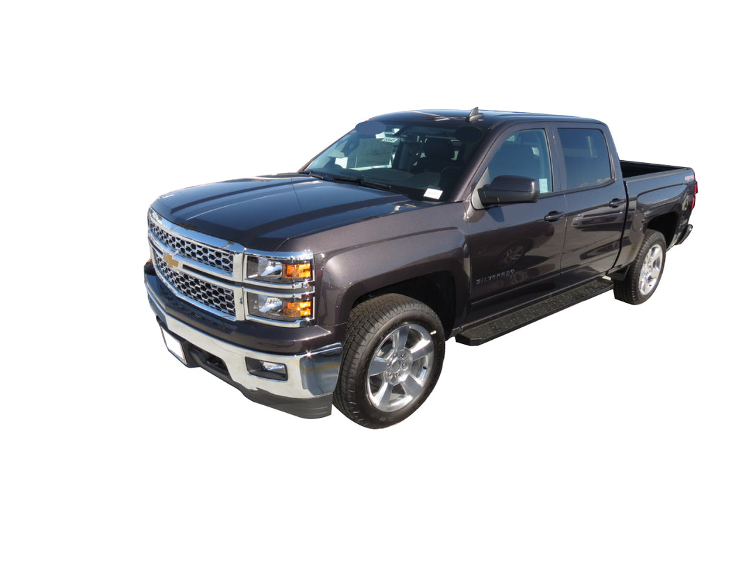 TrailFX RBW03B Black Powder Coated Steel Running Board for Chevy Silverado & GMC Sierra 2012-2013