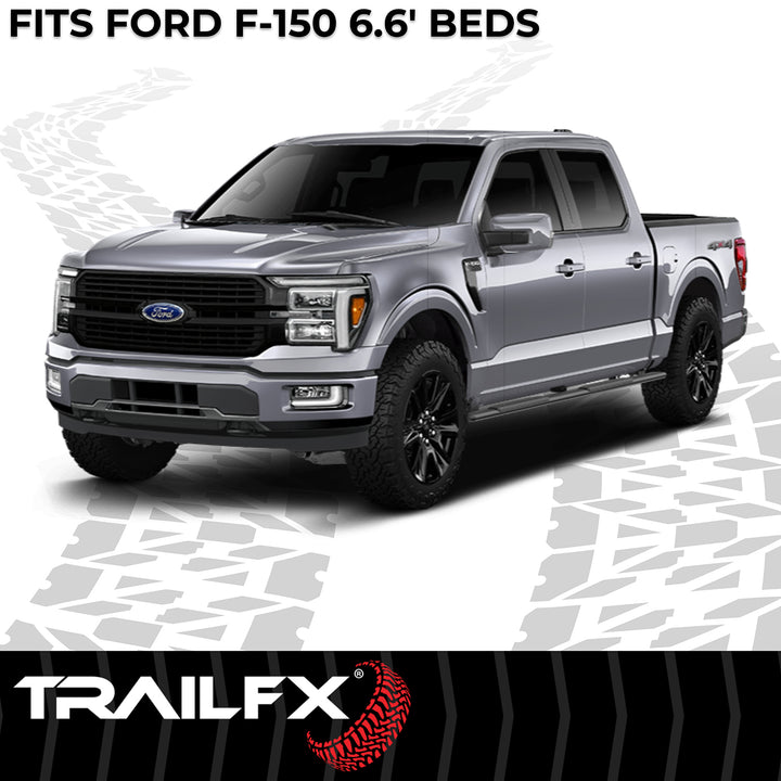 TrailFX 631N Custom Fit Rubber Bed Mat for Ford F-150 (2015-2023)